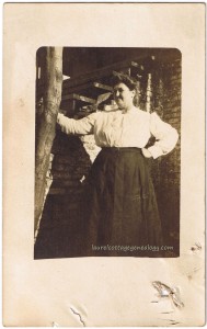 Woman at Cabin pc1