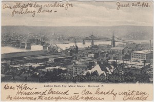 View Of Cincinnati Ohio 1906 pc1