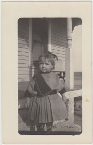 Little Girl On Porch Steps pc1