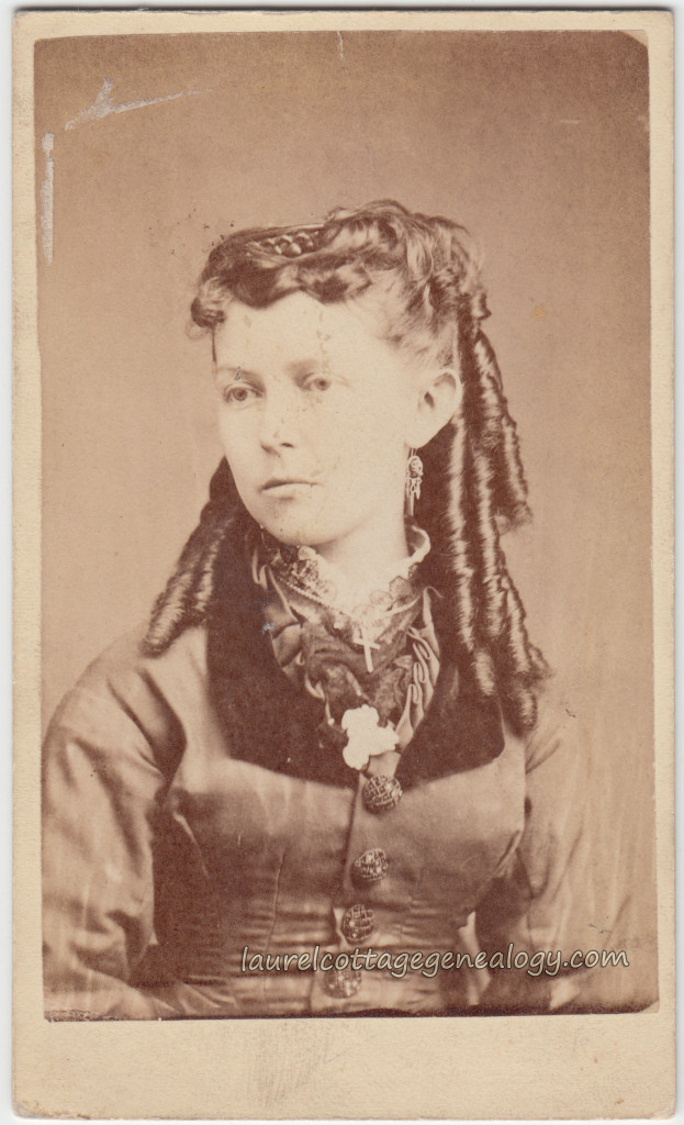 Womens Hairstyles Showing Sausage Curls 1870s Laurel Cottage Genealogy